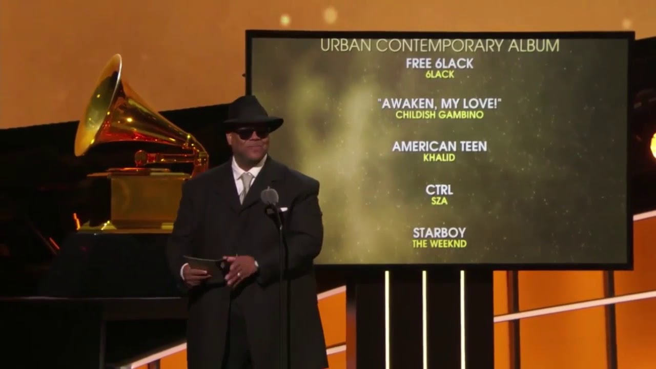 The Weeknd won Best Urban Contemporary Album for 'Starboy' | 60th Annual Grammy Awards