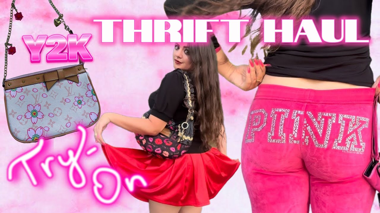 Y2K TRY ON THRIFT HAUL 💃🏻 Styling Thrifted Outfits Spring to Summer