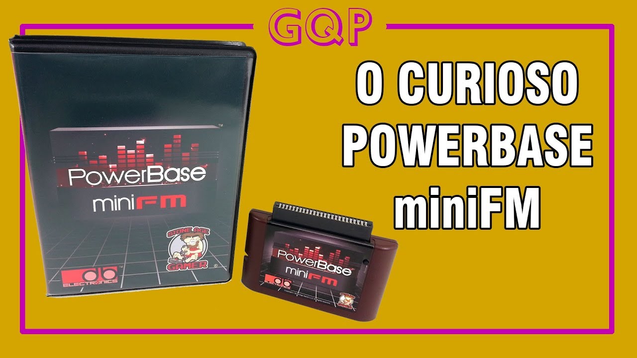 GQP - Power Base Mini FM - Master System com FM no Mega Drive