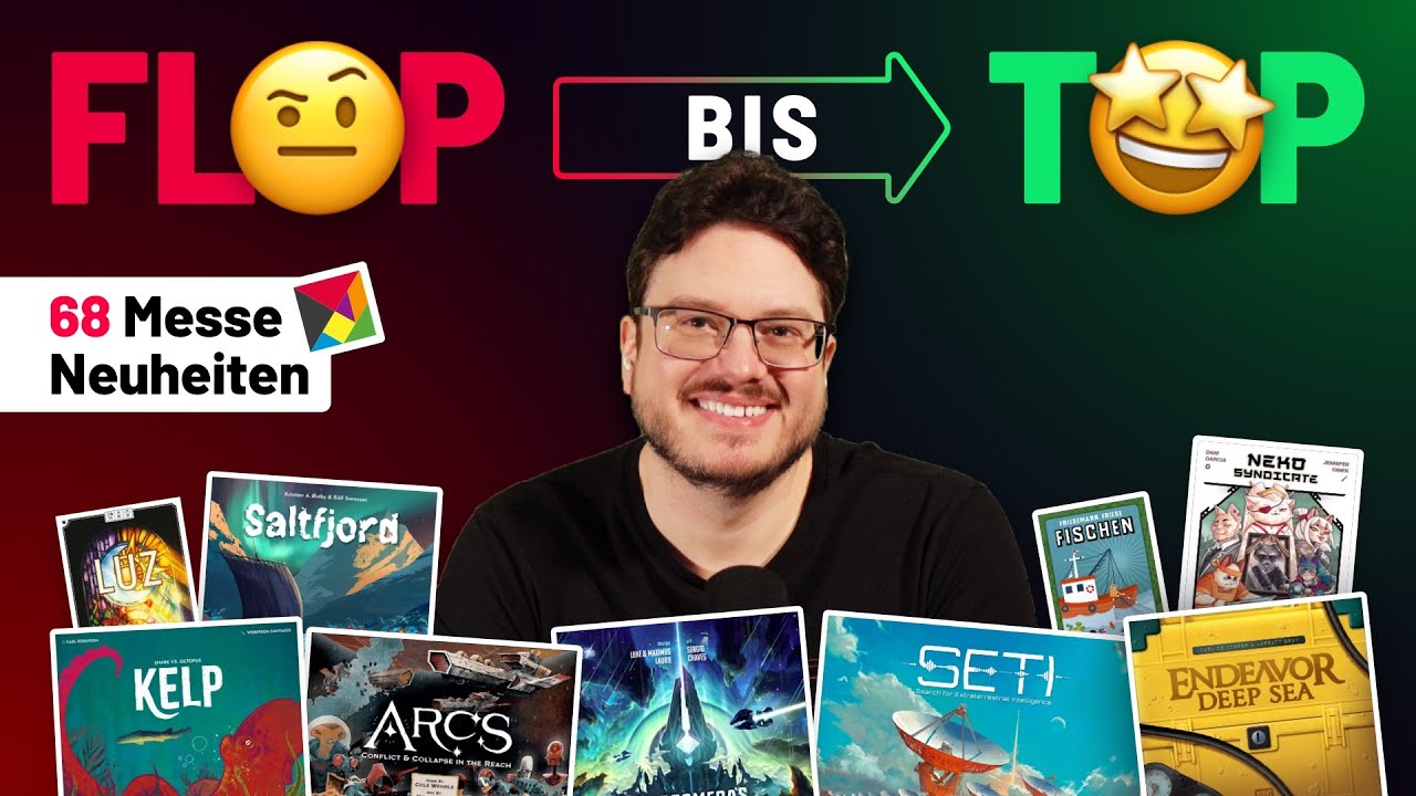 Ich habe 68 SPIEL24 Brettspiel-Neuheiten gerankt 🤯
