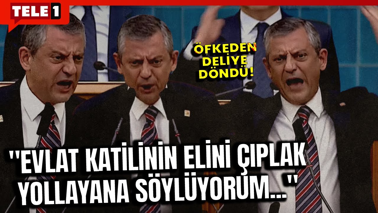 ÖZGÜR ÖZEL'İ HİÇ BÖYLE GÖRMEDİNİZ! Yumruklu Saldırıya Kürsüye Vura Vura Böyle 'Hodri Meydan' Dedi...