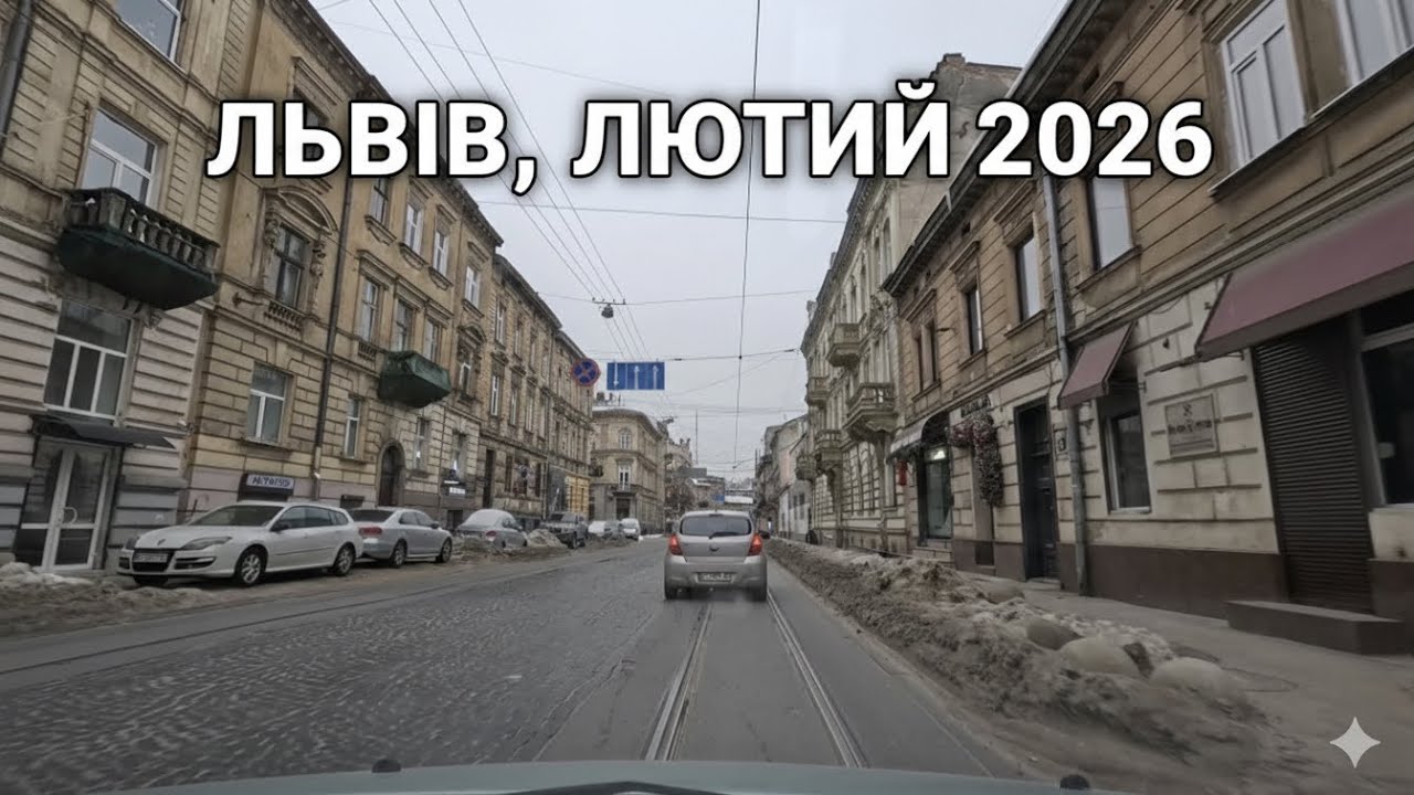 Львів: від Польського Консульства до Опери | Зимовий центр Львова 03.02.2026 | Lviv Winter Drive