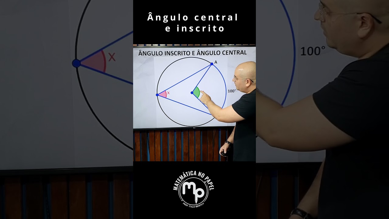 &Acirc;ngulo central e &acirc;ngulo inscrito