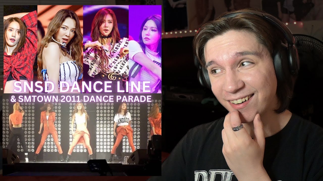 DANCER REACTS TO GIRLS' GENERATION 소녀시대 | Dance Line Compilation & SMTOWN 2011 Dance Parade