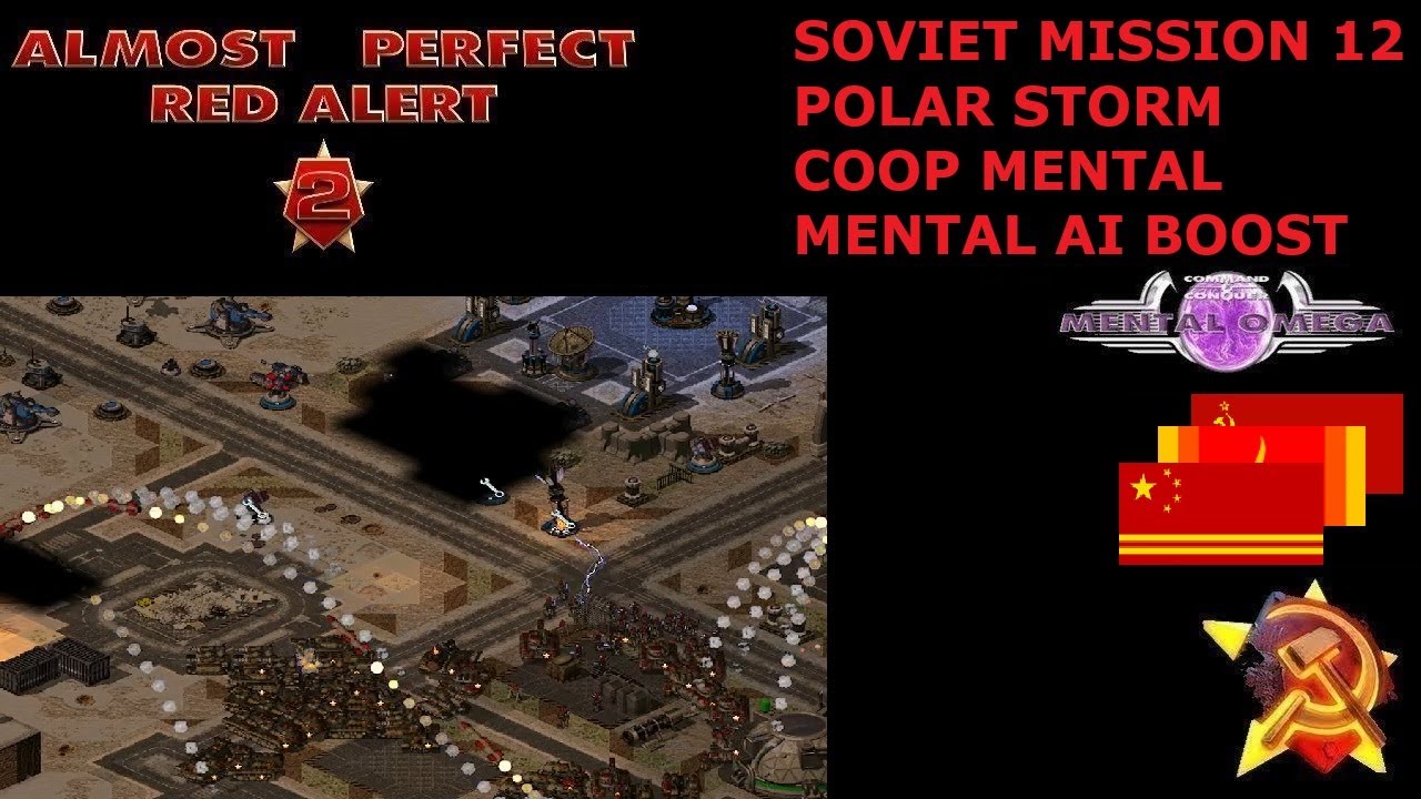 Mental Omega 3.3.6: APRA2: Soviet Mission 12: Polar Storm (Coop Mental) - Mental AI Boost