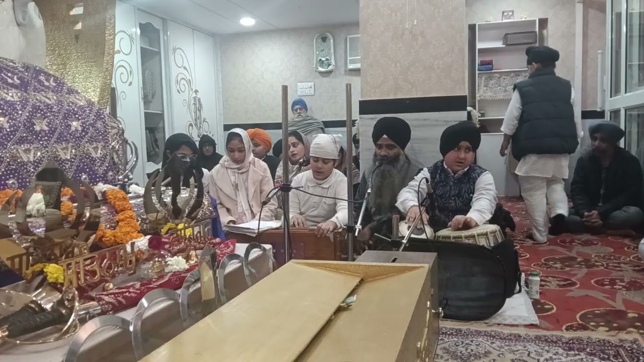 ਤੁਮ ਸਰਣਾਈ ਆਇਆ ਠਾਕੁਰ ਕਾਕਾ ਆਰਵ ਬਜਾਜ ਸਿੰਘ ਕੀਰਤਨ ਗ੍ਰਰੁਪ ਬੱਚੇ ਰੋਹਿਣੀ ਦਿੱਲੀ 