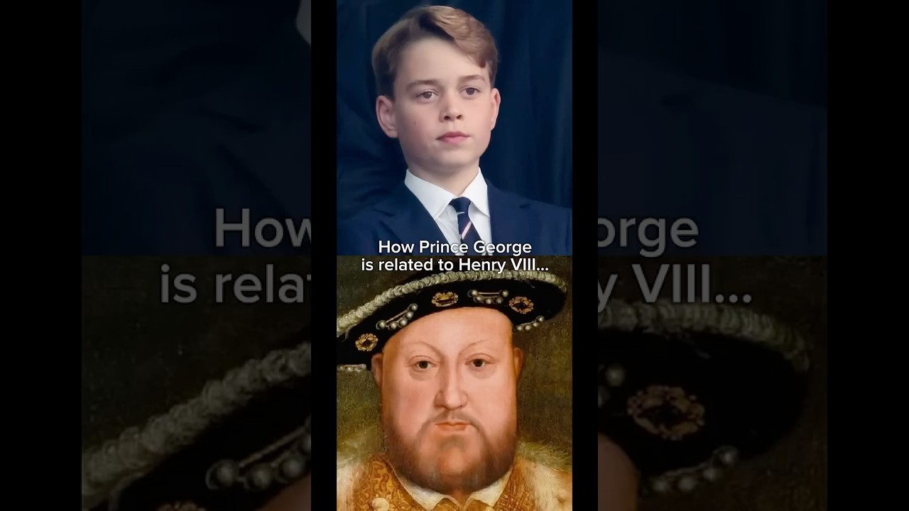 How Prince George & Henry Viii are related 👑 #history #tudorhistory #tudors #henryviii #royals