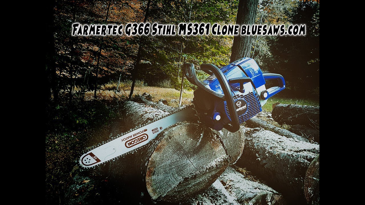 Farmertec MS361 clone G366 test run Bulletproof Saws