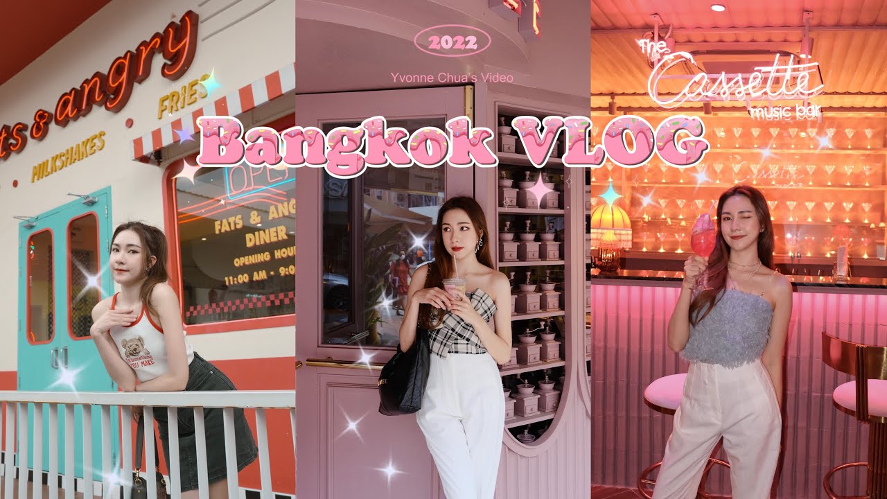 【VLOG #70】2022泰国曼谷之旅 🇹🇭 三年后终于再回来了！Cafe 探店☕️ ｜ 曼谷夜市 ❤️