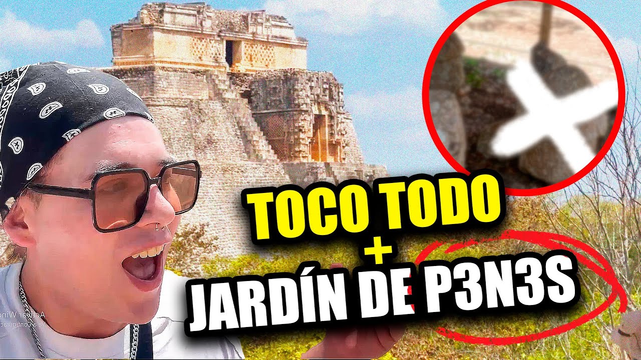 ¡Viaje a UXMAL! Ruinas MAYAS y el Monumento MÁS INESPERADO 😱🍆 Ema Arias Vlogs