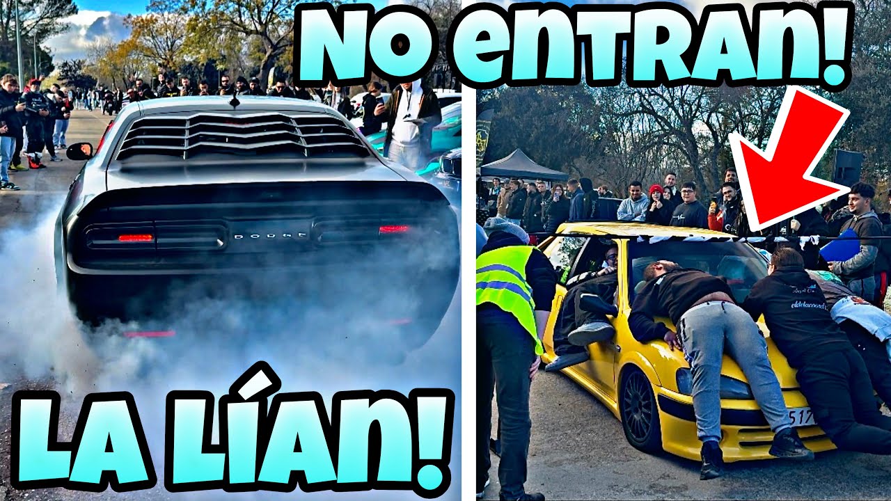 SE LIA GORDA!en la EXPO KDD DE COCHES | MAS DE 10 PERSONAS EN UN COCHE! 
