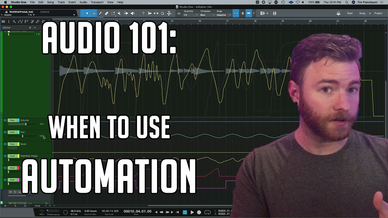 Audio 101: When to use Automation