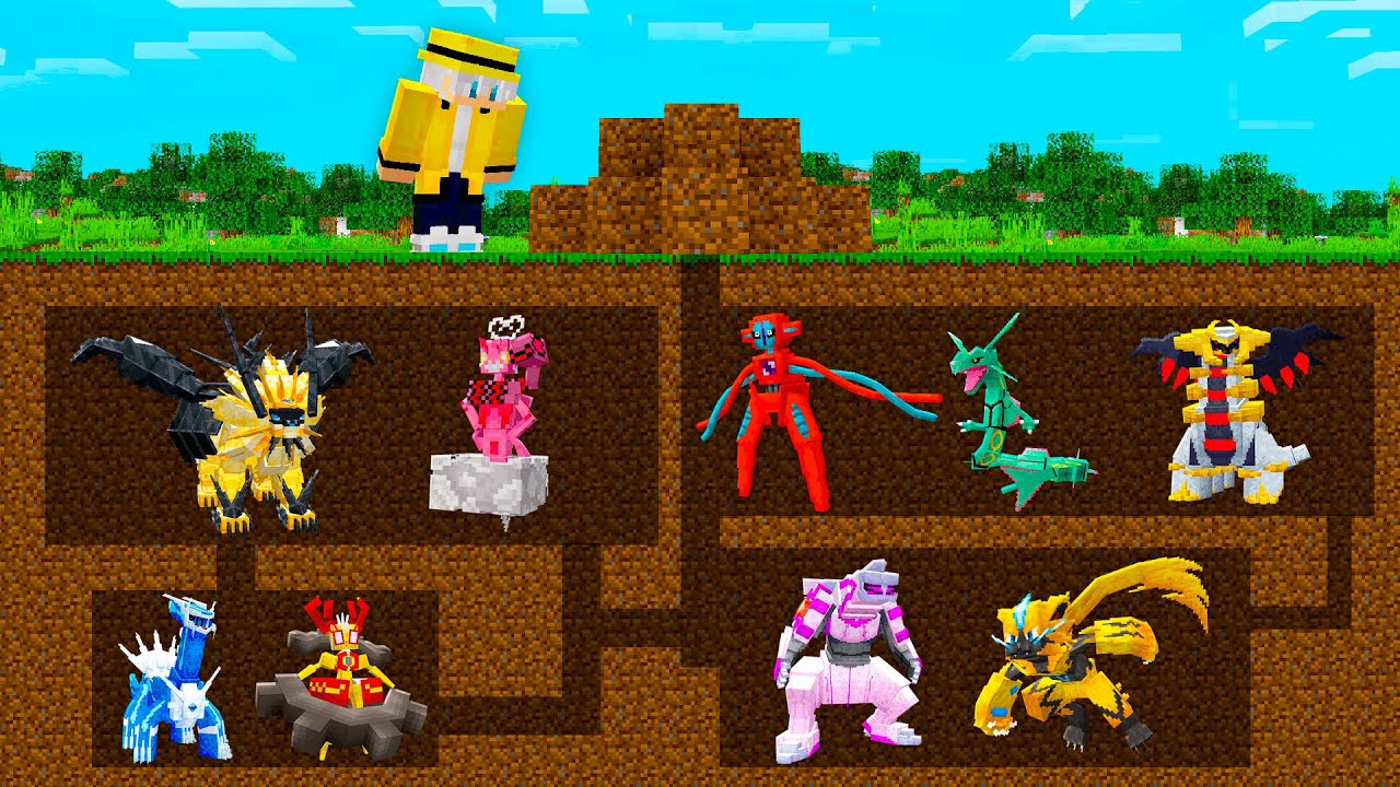 FORMIGUEIRO POKÉMON LENDÁRIO NO MINECRAFT COBBLEMON!