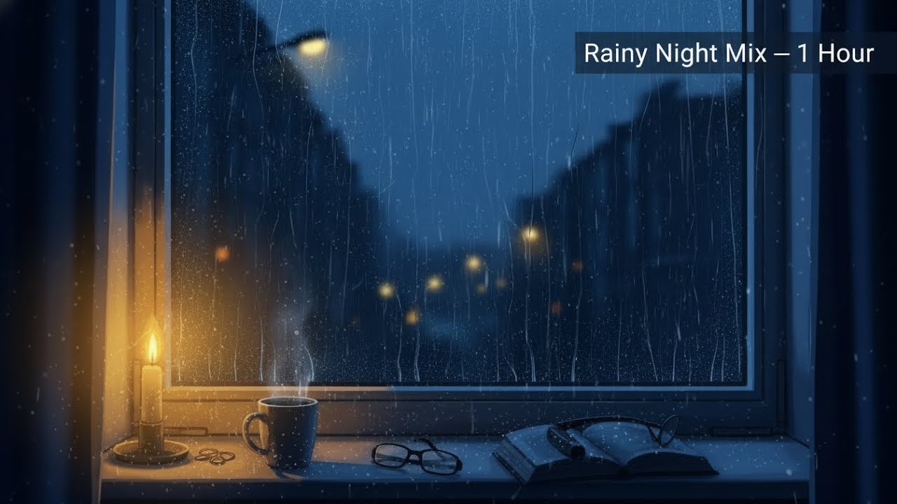 1 Hour of Sad Piano in the Rain