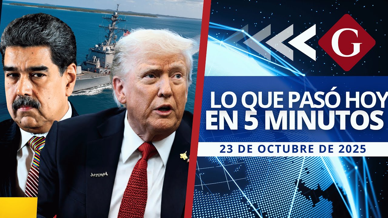 🔵 Noticias 23 de octubre: MADURO AMENAZA A EE.UU. Y TRUMP REACCIONA