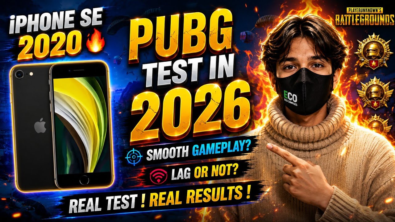 iPhone se 2020 PUBG Test in 2026 | PUBG Mobile | Lag in 2026 ☠️