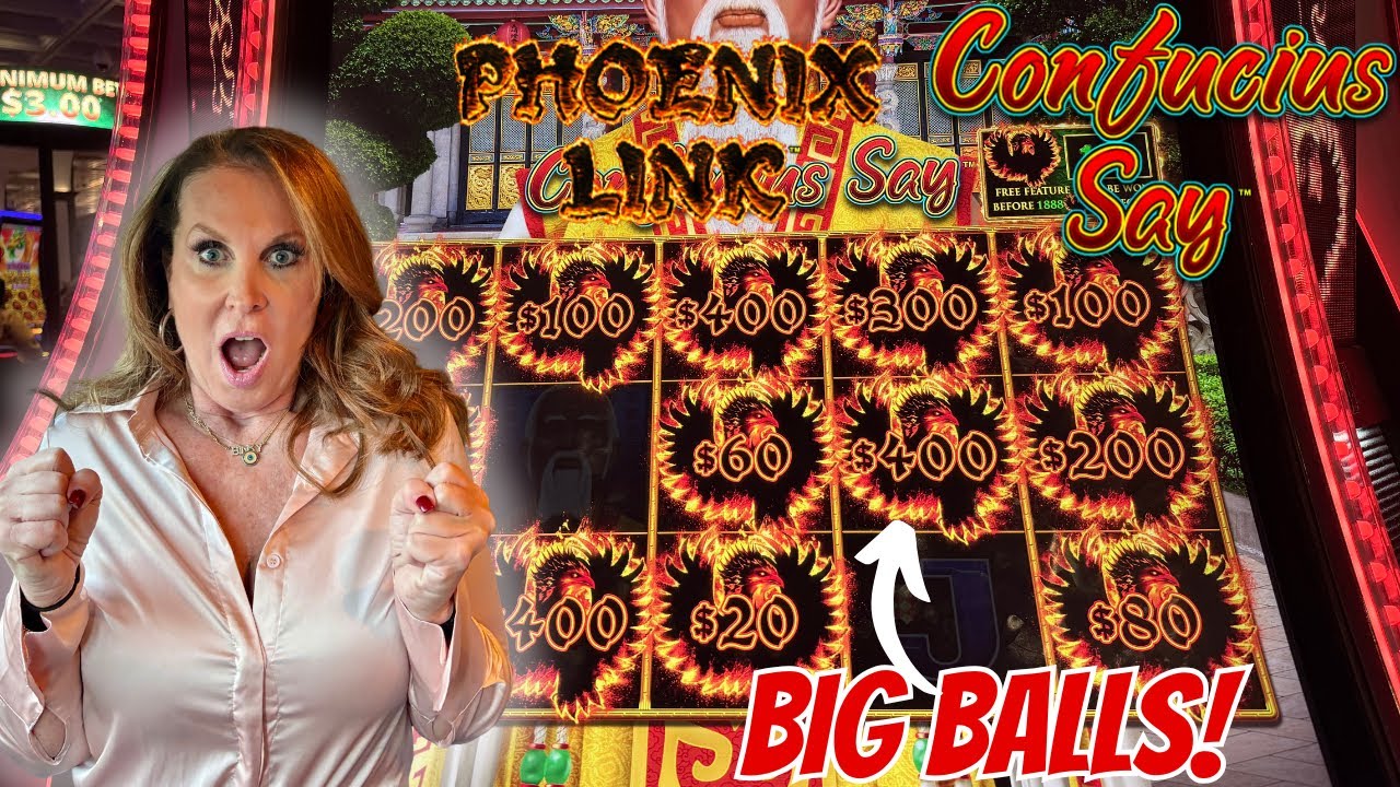 BIG BONUS BALLS On Phoenix Link Confucius Says!! Another JACKPOT At Delaware Park Casino!!