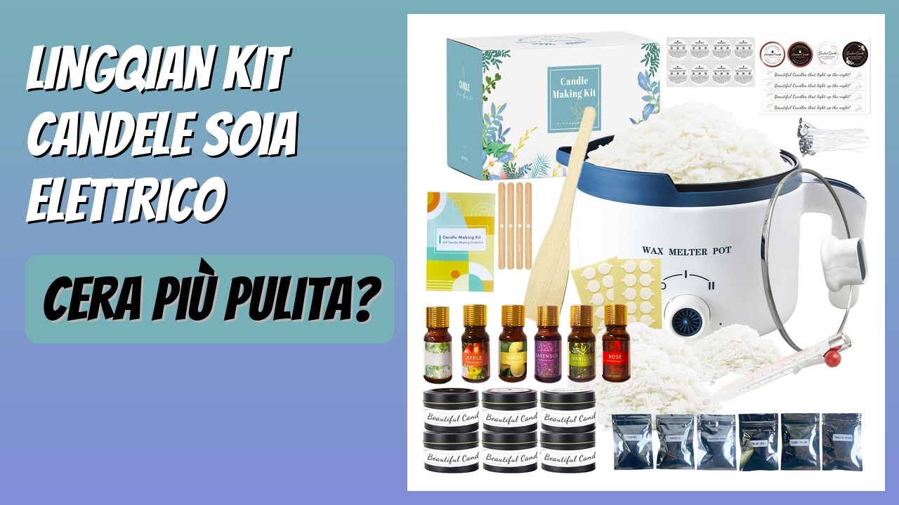 RECENSIONE (2026) : LINGQIAN Kit Candele Soia Elettrico. DETTAGLI
