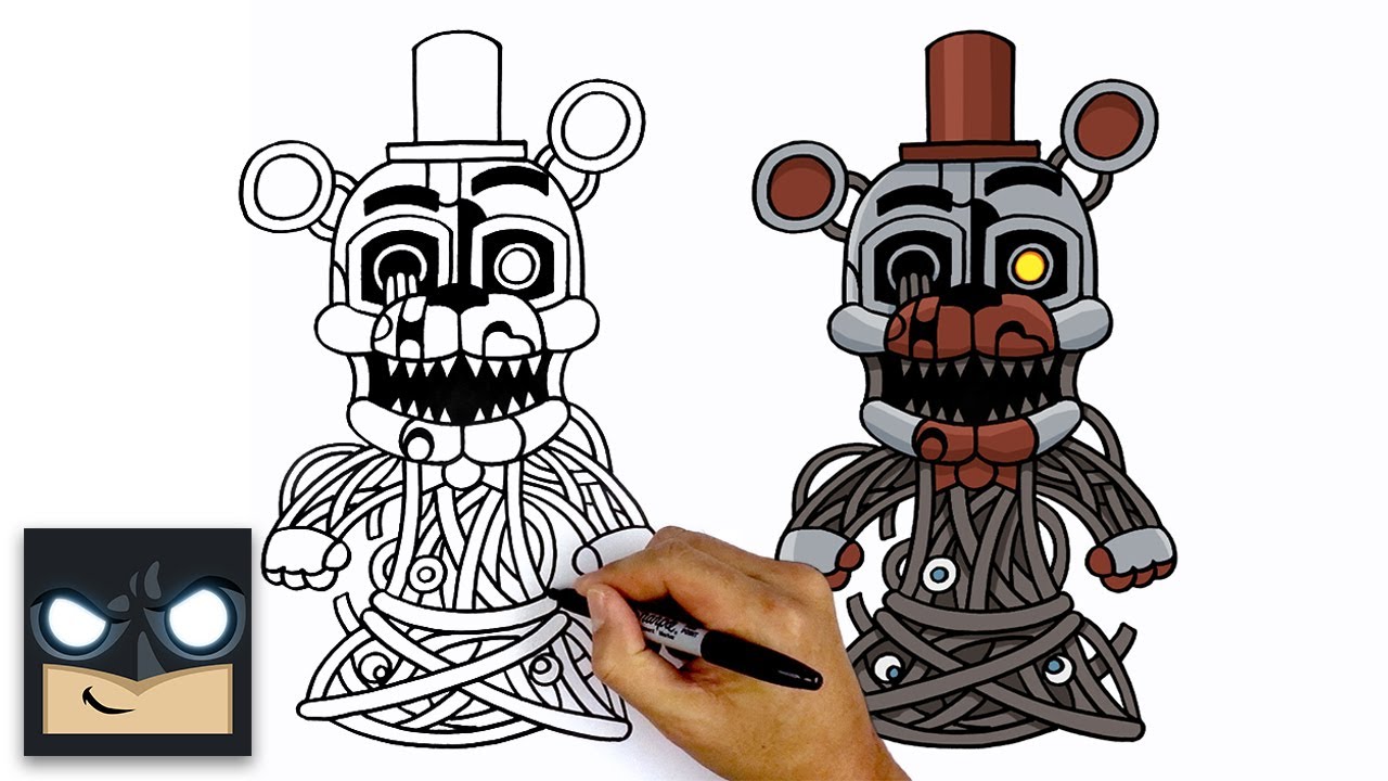 How To Draw FNAF | Molten Freddy