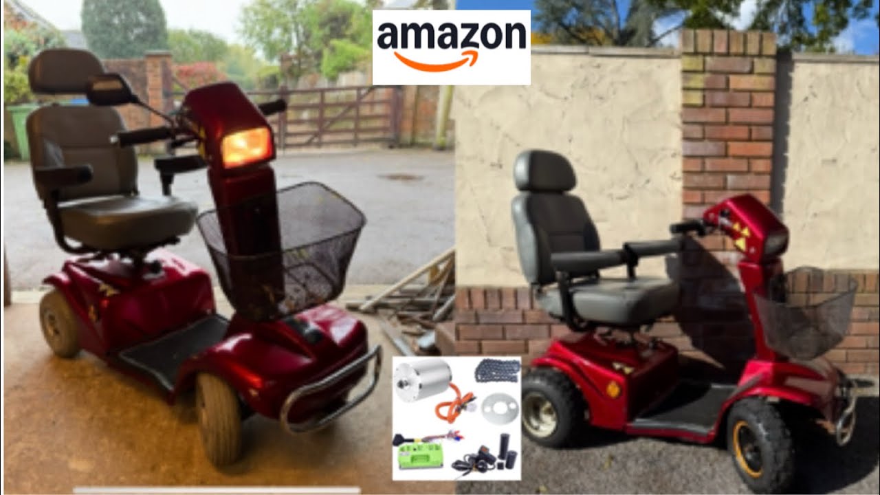 Я установил самый дешевый комплект 72 В от Amazon в самокат Mobility Scooter