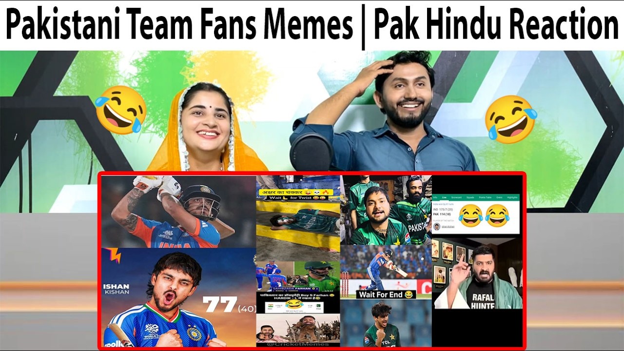PakistanI Team Fans Memes Viral Pakistani Hindu Reaction