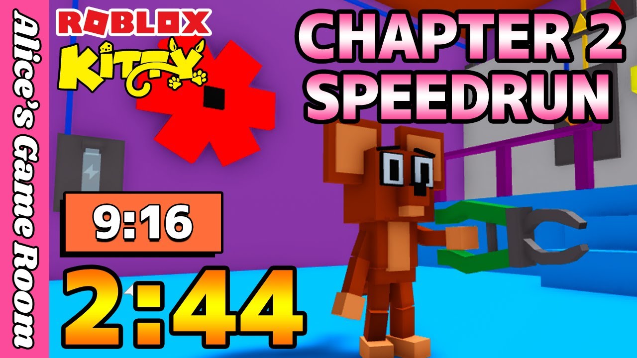 【Roblox Kitty🐹🧀😼】Chapter2 Club【SPEEDRUN⏱】Maybe a world record?