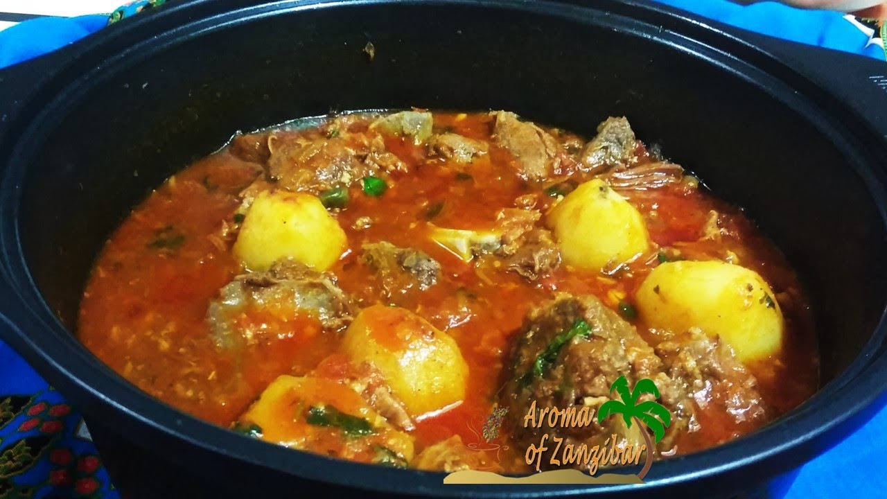 MCHUZI WA NYAMA YA N'GOMBE - KISWAHILI