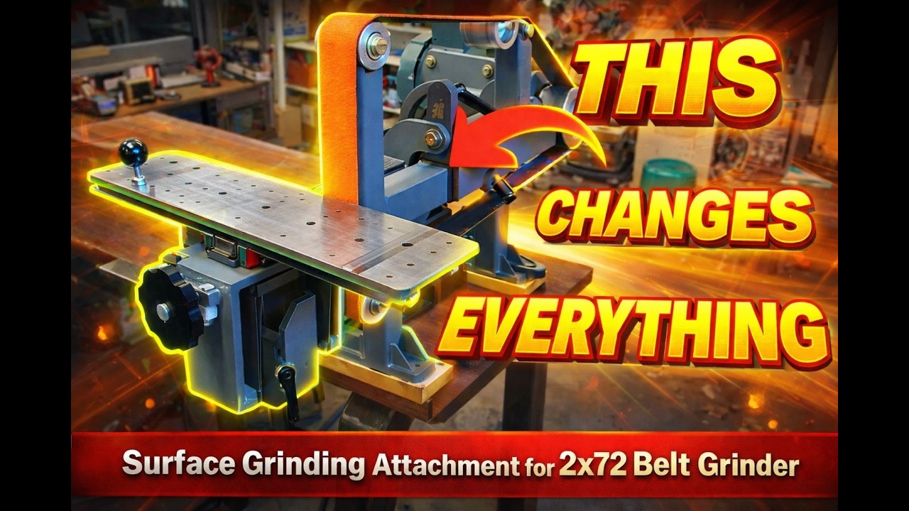 Surface Grinding Attachment for 2x72 Belt Grinder by Oxtusk – This Changes Everything!