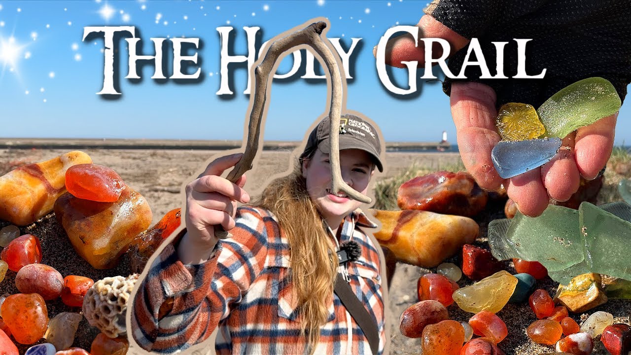 Holy Grail for Beach Combers! Springtime Beachcombing & Rockhounding at the Coast & River
