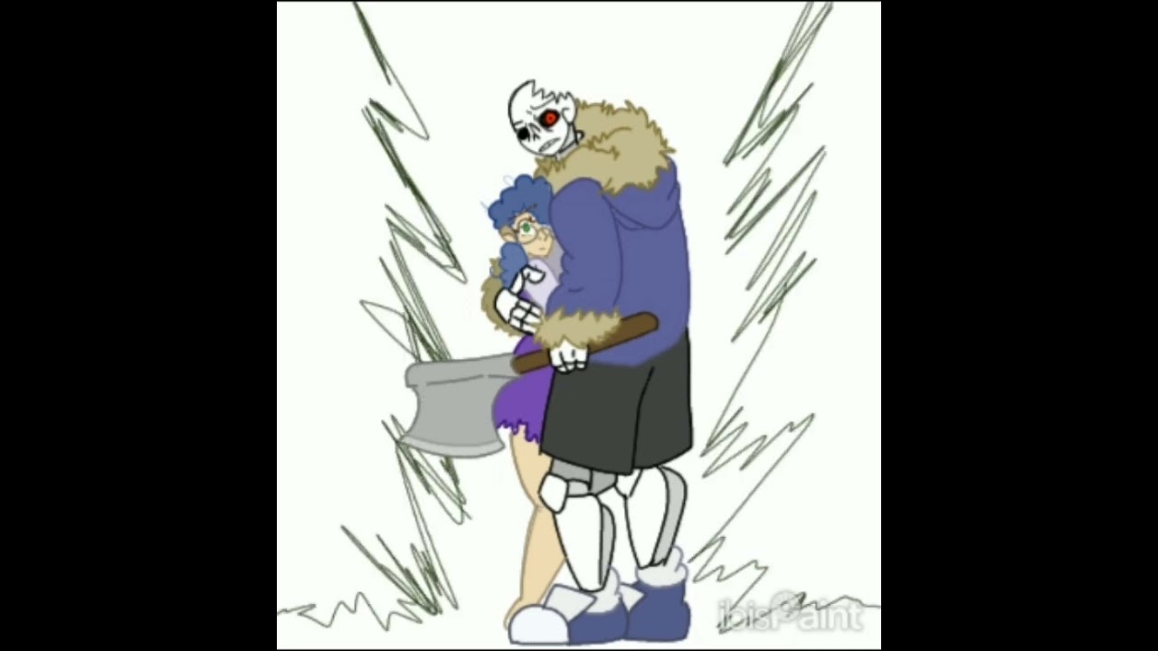 Having Protection//Horrortale! Sans and Oc//SPEEDPAINT||IbisPaint X||