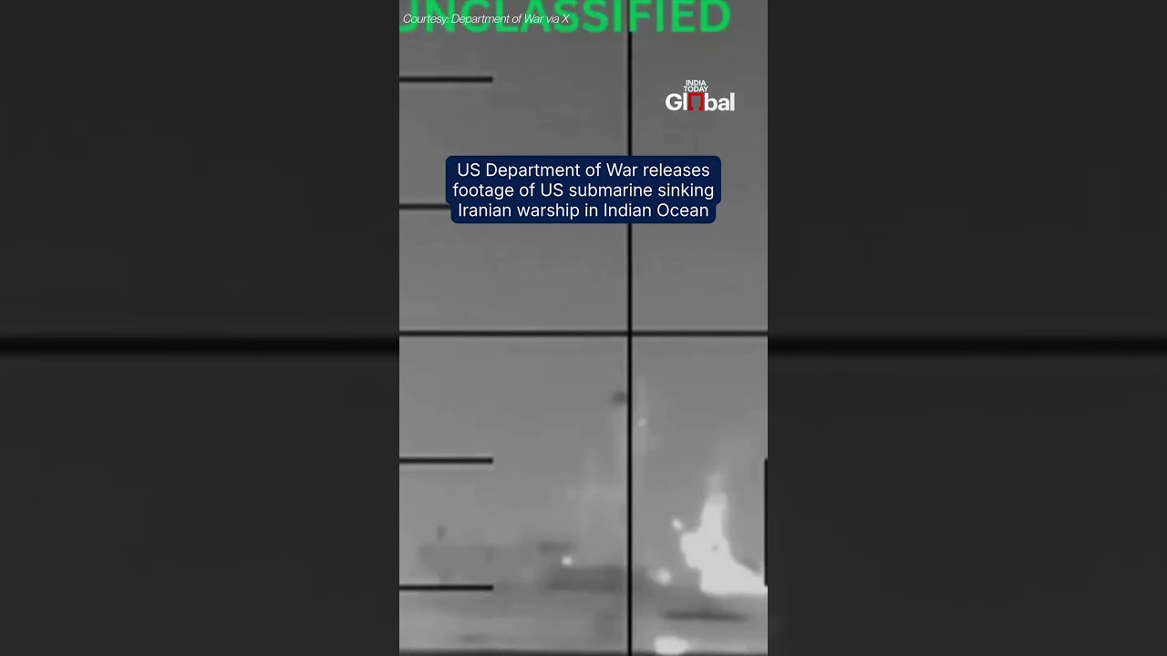 U.S. Submarine Sinks Iranian Warship In Torpedo Strike, First Since WWII | #Iran #USA #IndianOcean