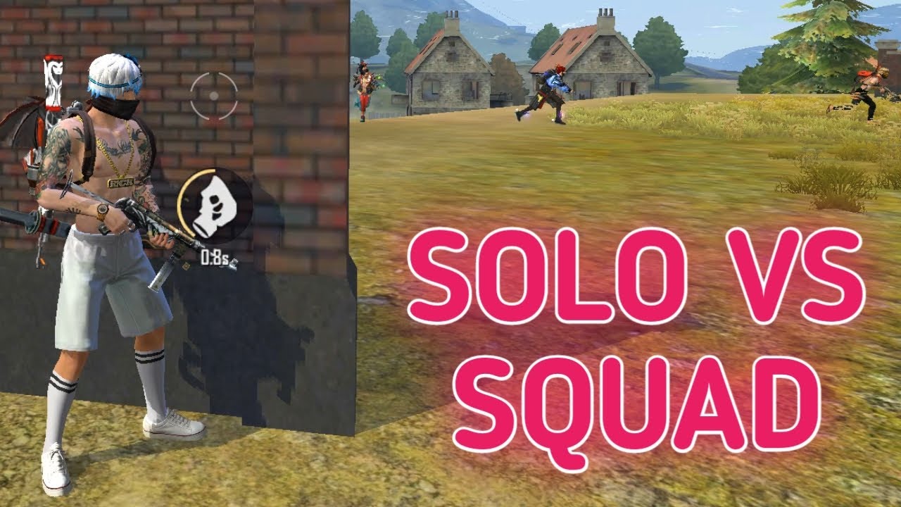 SOLO VS SQUAD || INTENSE SITUATION HANDLED WITH THE MOST POWERFUL GUN 🔥 || WITH RANDOM ID ❤️ !!!!