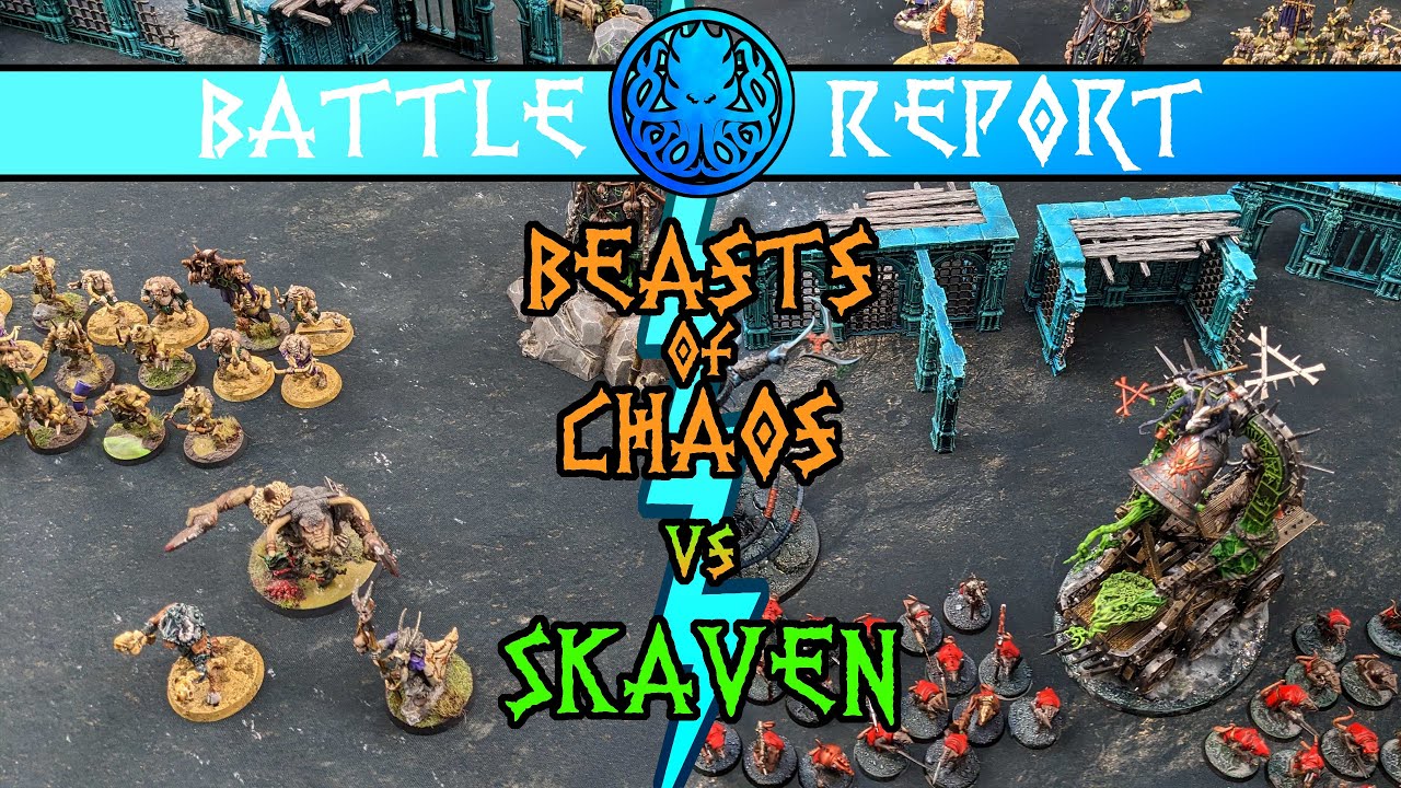 Beasts of Chaos vs Skaven! Age of Sigmar | 2000 Point Battle Report