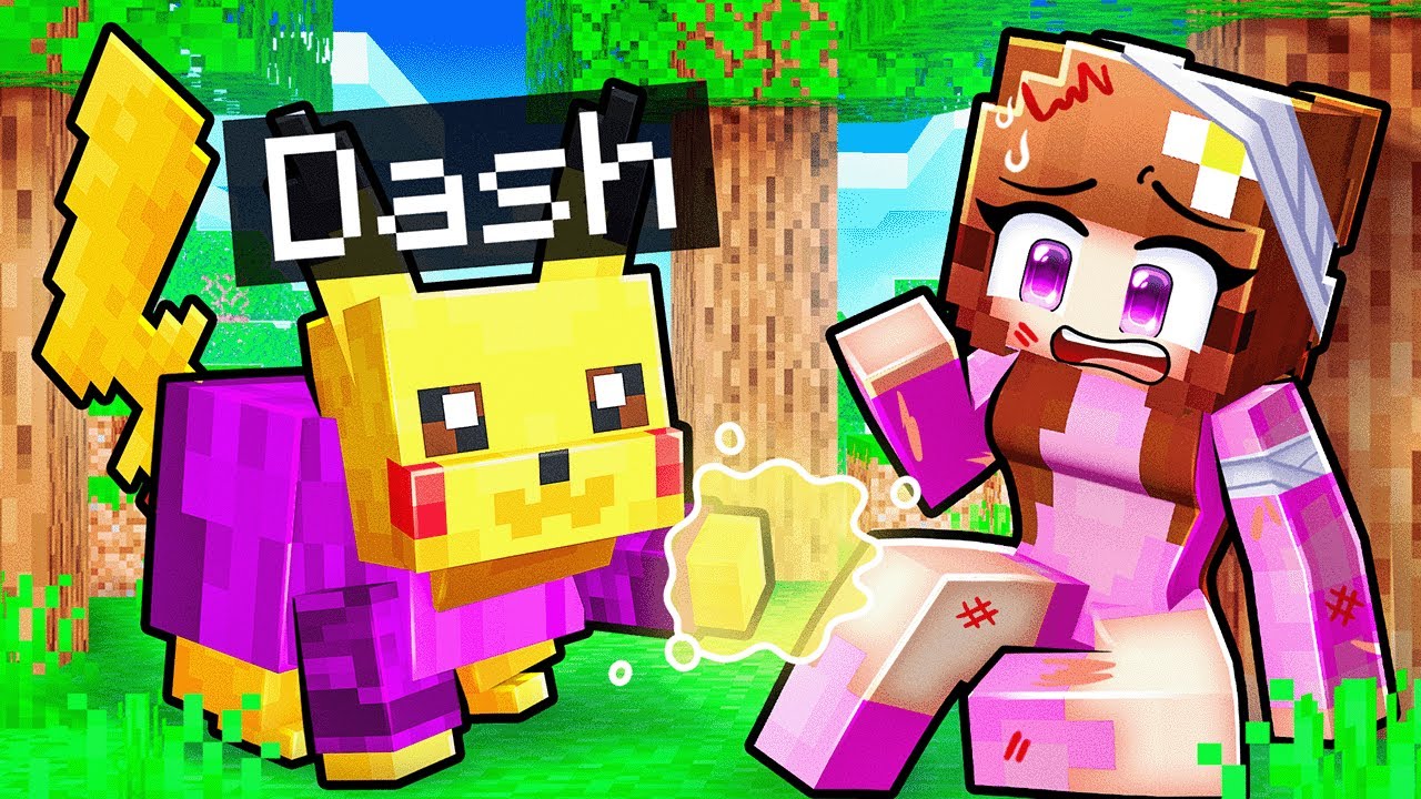 Играю за покемона-защитника в Minecraft!
