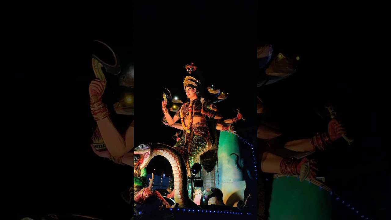ABI Arts Presents NAGABHAIRAVI #hindugod#lordshiva#durgapuja#durga#parvati#ulsavam#festival#float