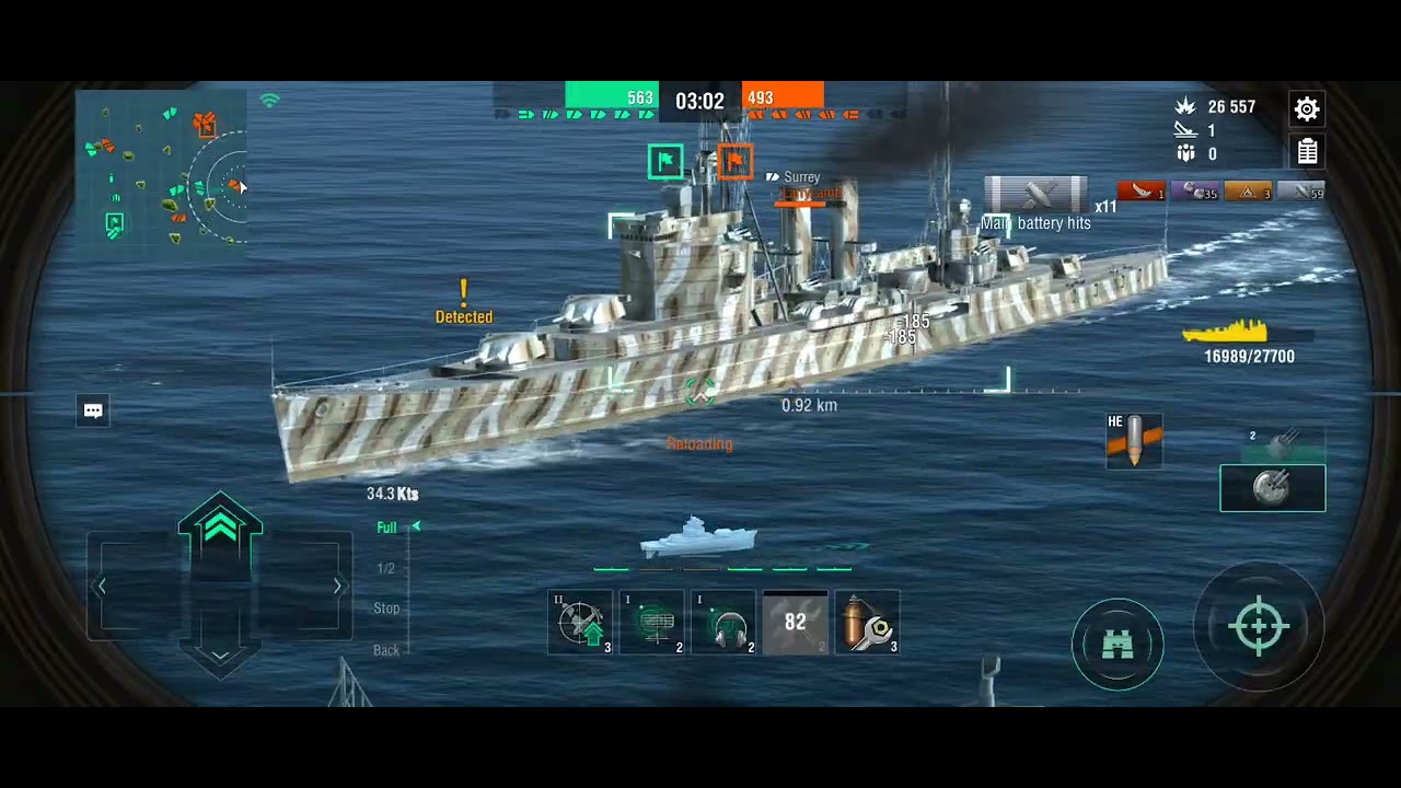 USS CLEVELAND  (CL-55)  ⚓