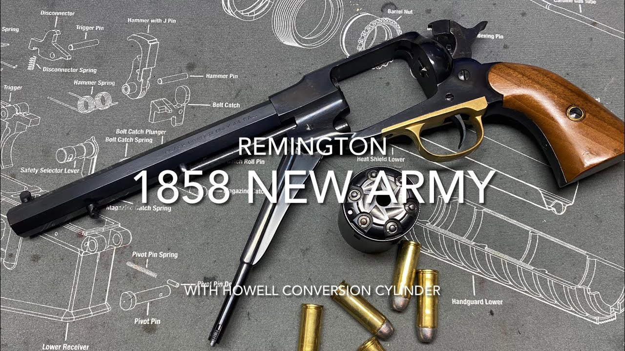 Remington 1858 New Army with Howell Conversion Cylinder