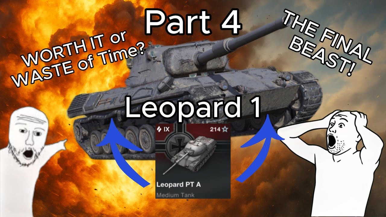 From Leopard PTA to Leopard 1 — MAX Power Unlocked! | WOT Blitz Grind