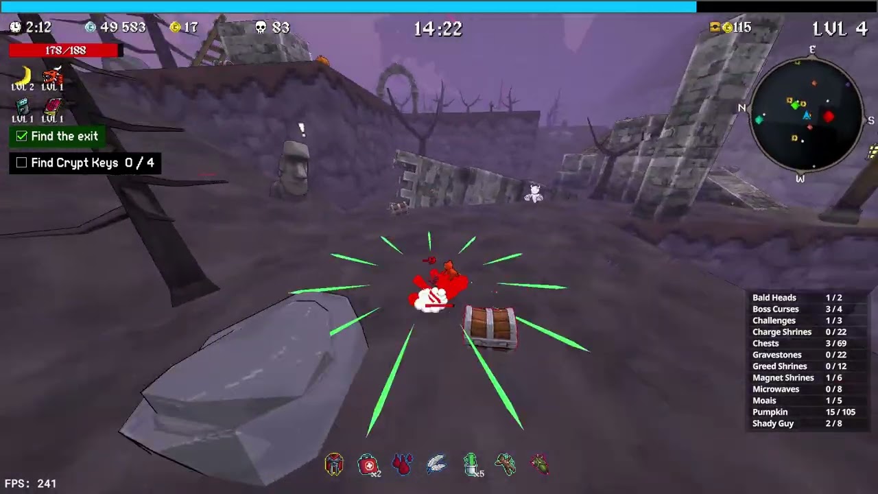 Megabonk Graveyard Speedrun WR (05:40)