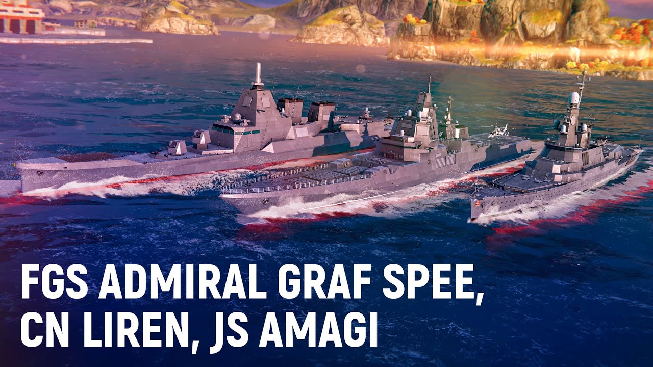 Обзор FGS Admiral Graf Spee, CN Liren, JS Amagi