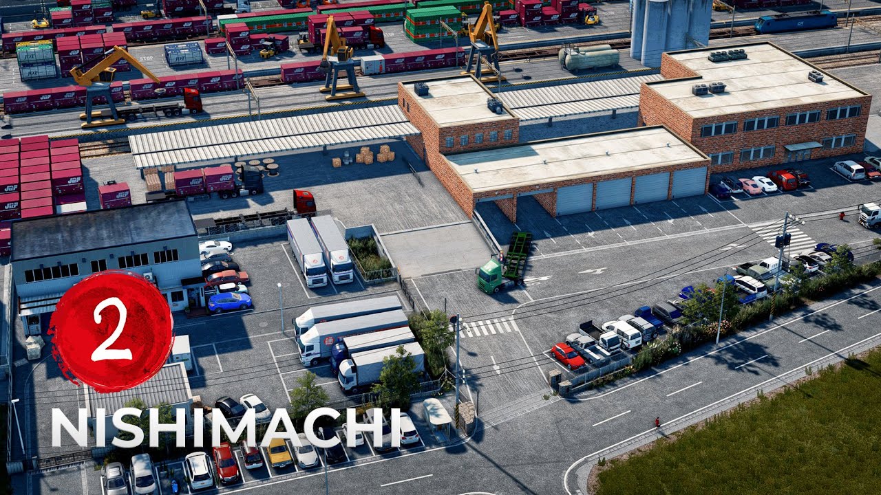 перевозка грузов Терминал Вход - Cities Skylines: Westdale Япония - EP 02