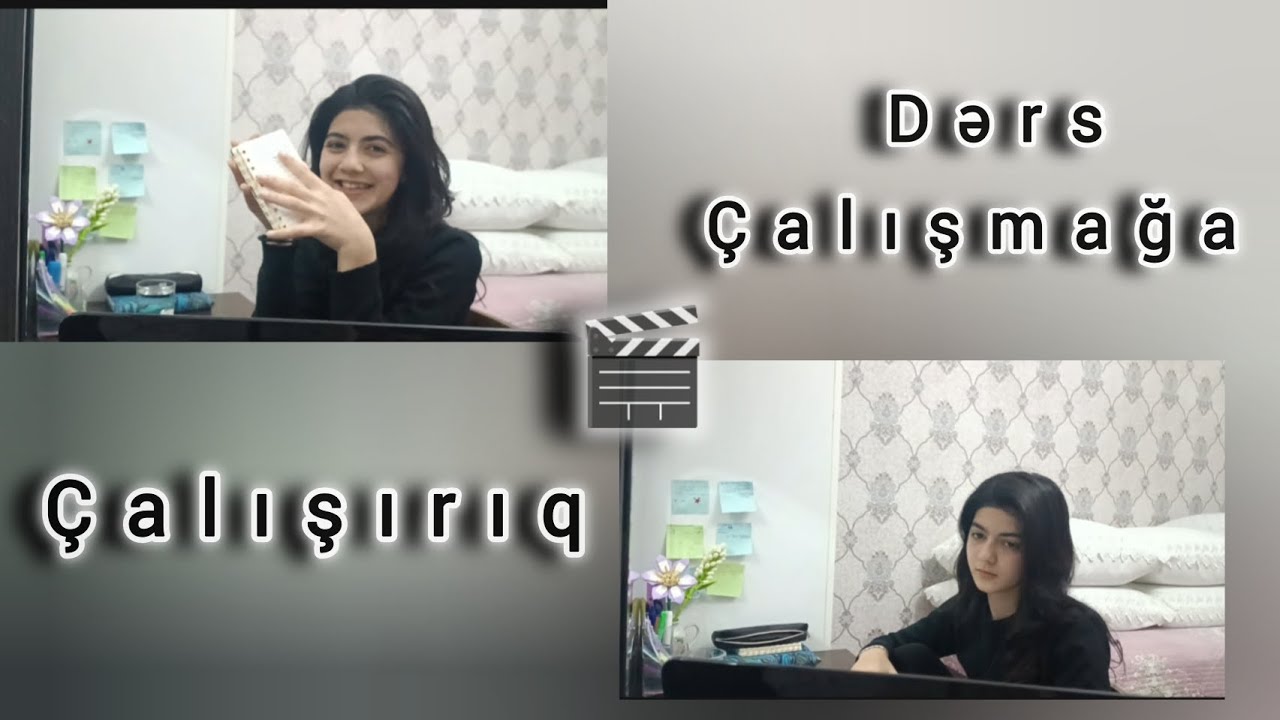 DƏRS ÇALIŞMA VLOG📚🖊️