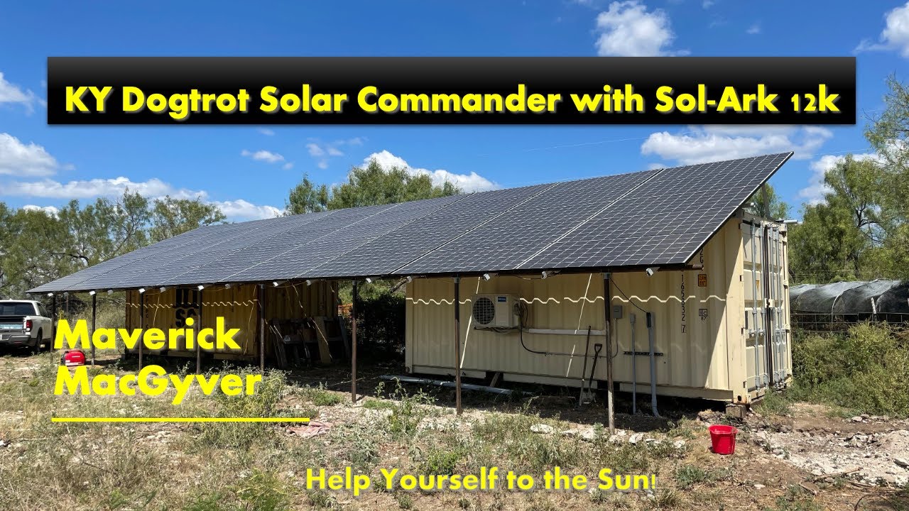 Solar Commander Kentucky Dogtrot with Dual Sol-Ark 12k inverters