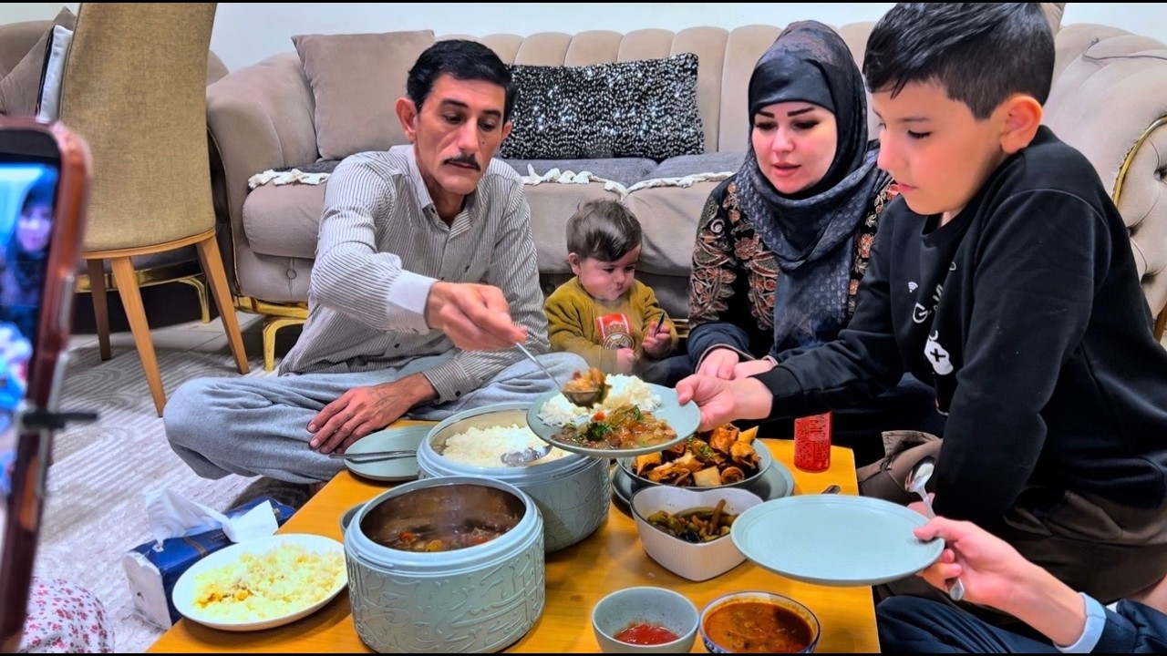 #food وصفة في طاوة واحدة بدون تعب ولا توسخين مواعين هواي لحم بالدبس الرمان بالخضروات