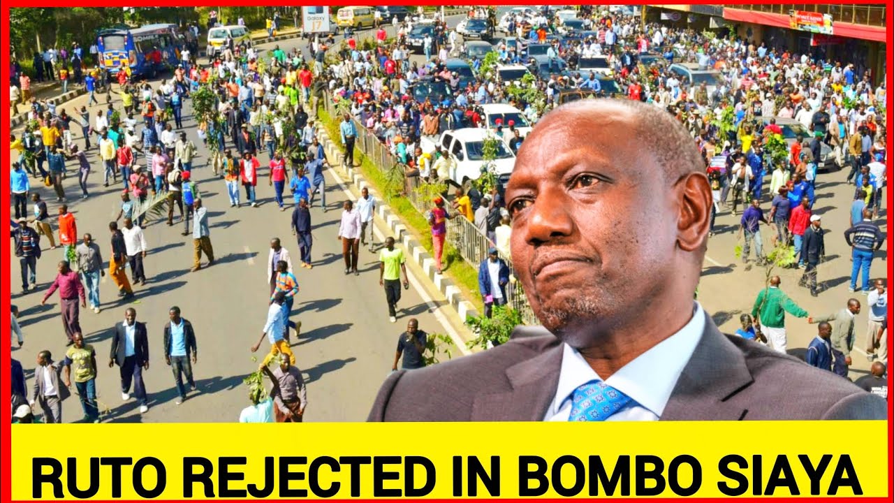 Ground ni kubaya! Ruto rejected in Bondo Siaya today by angry residents over his boring promises