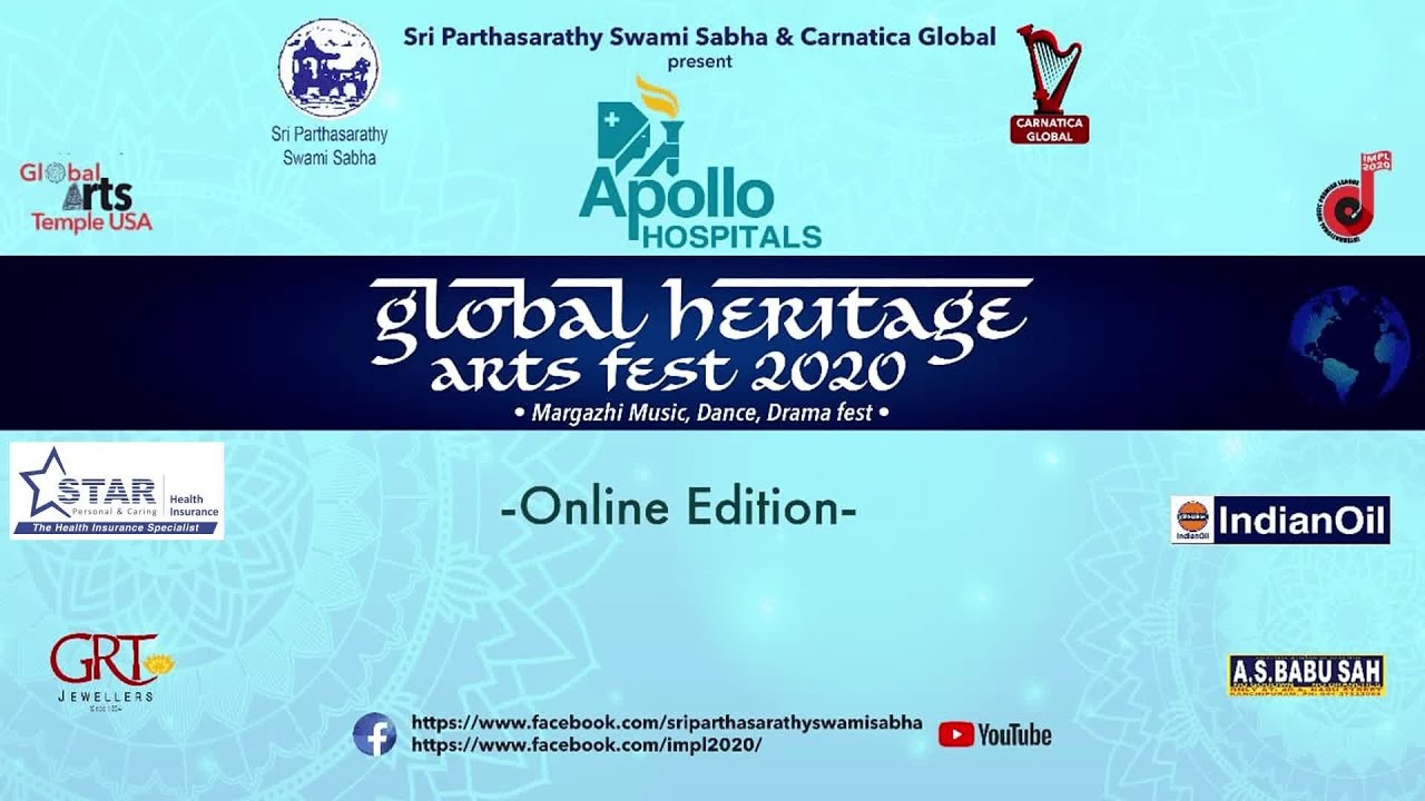 Global Heritage Arts Fest 2020- features Bharathanjali's - Vana Virata Vijayam by Vid.Anitha Guha