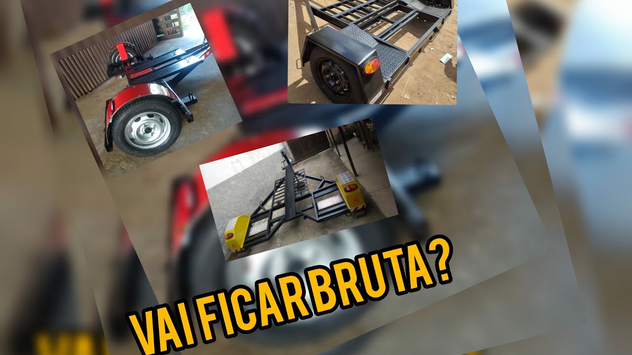 Carretinha asa delta (reboque asa delta) faça vc mesmo 141 Garage&Custom's