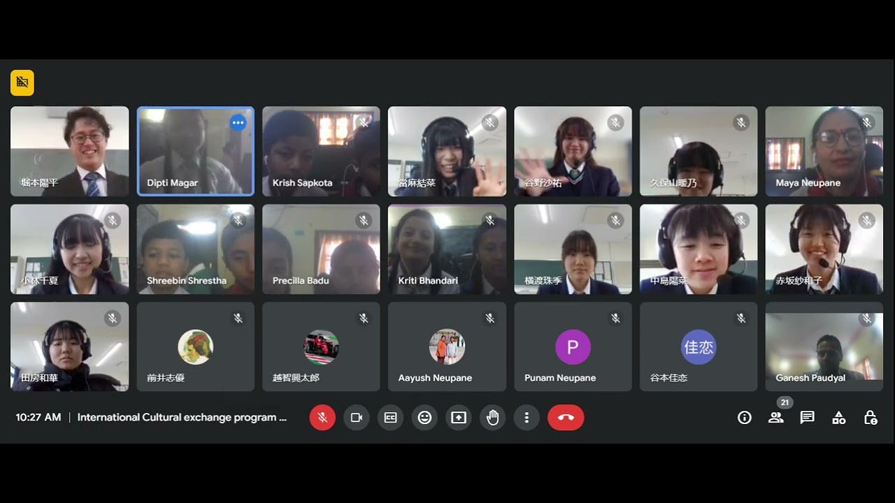 International Cultural Exchange Program Japan and Nepal #motherlandschool #culturalexchange