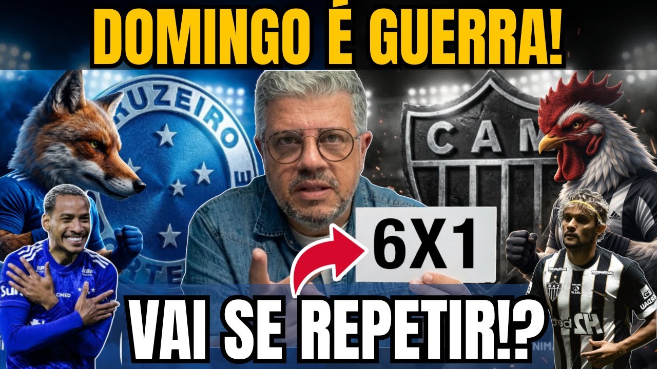 A MÍDIA LEVANTA O 6X1 E ATLETICANO SE IRRITA AO VIVO NO DEBATE!