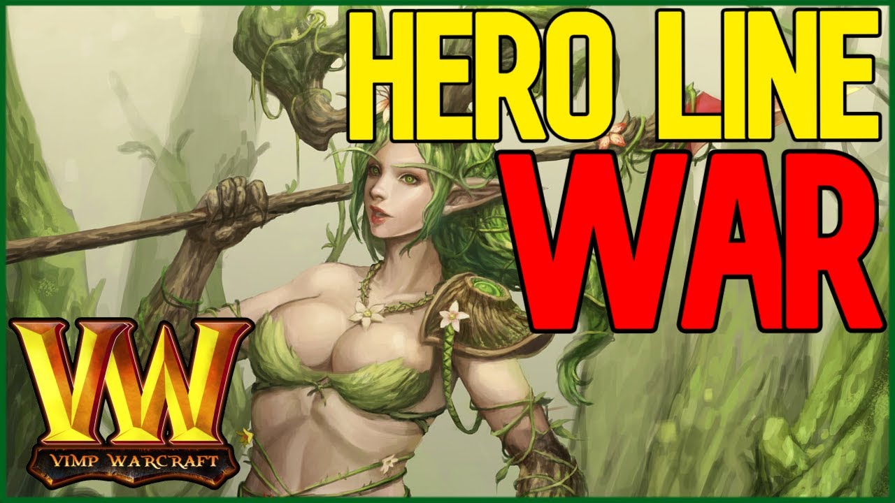 Hero Line Wars in Warcraft 3 | New Version | HOW TO ACTUALLY PLAY DRYAD